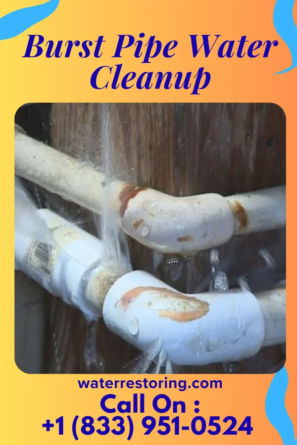 Burst Pipe Water Cleanup in Burlington, OK